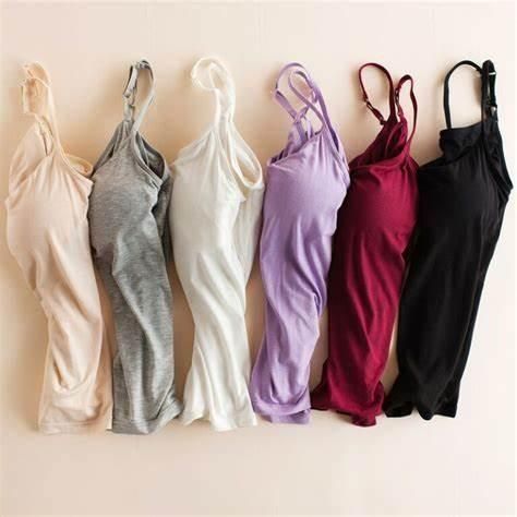 Women's Loose Cami with Built-in Tank Top (Pack of 2)